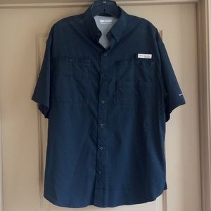 Mens Columbia PFG Black Shirt - M